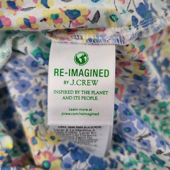 J.Crew Colorful Floral Button-Up Shirt. Size Large 100% Cotton - Picture 6 of 11